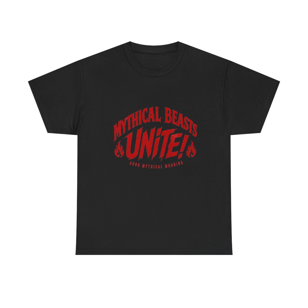 Good Mythical Morning "Mythical Beasts Unite!" Unisex Tee - alternate angle 3, merchandise
