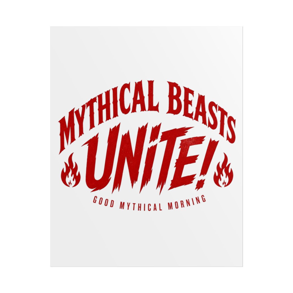 Good Mythical Morning "Mythical Beasts Unite!" Poster - Official Posters & Wall Art merchandise