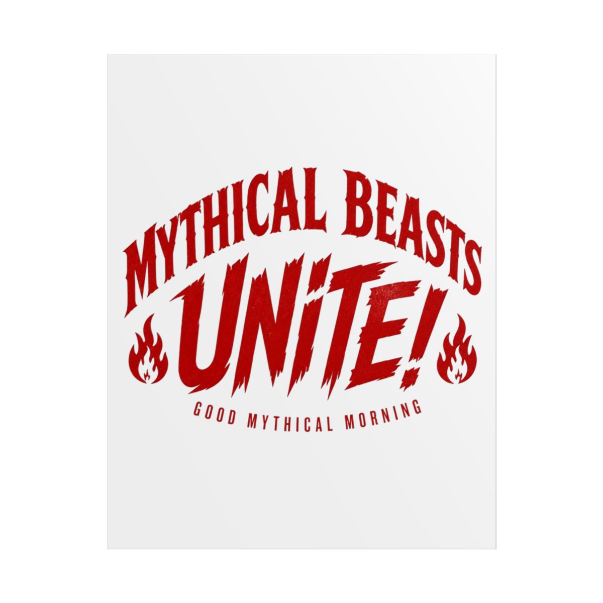 Good Mythical Morning "Mythical Beasts Unite!" Poster - alternate angle 1, merchandise