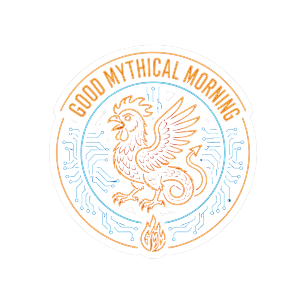 Good Mythical Morning "Good Mythical Morning" Sticker - alternate angle 1, merchandise