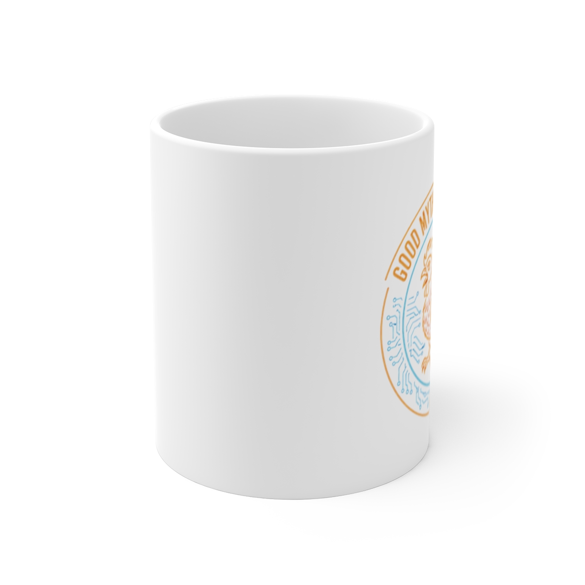 Good Mythical Morning "Good Mythical Morning" White Mug - alternate angle 1, merchandise