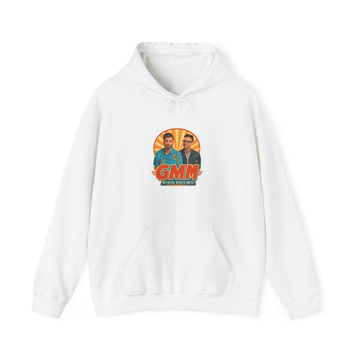 Good Mythical Morning " in bold Bebas Kai font below. " Hoodie