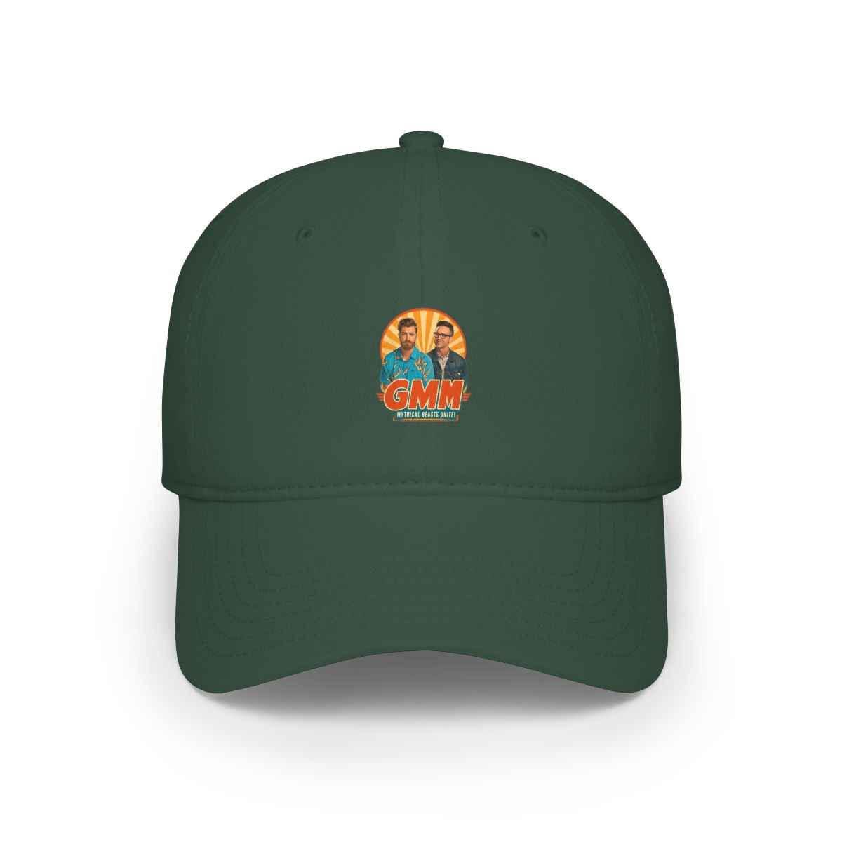 Good Mythical Morning " in bold Bebas Kai font below. " Hat - alternate angle 4, merchandise