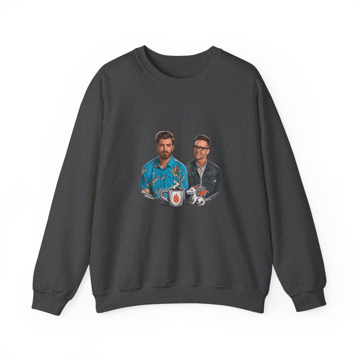 Good Mythical Morning "Rhett & Link" Crewneck - alternate angle 3, merchandise