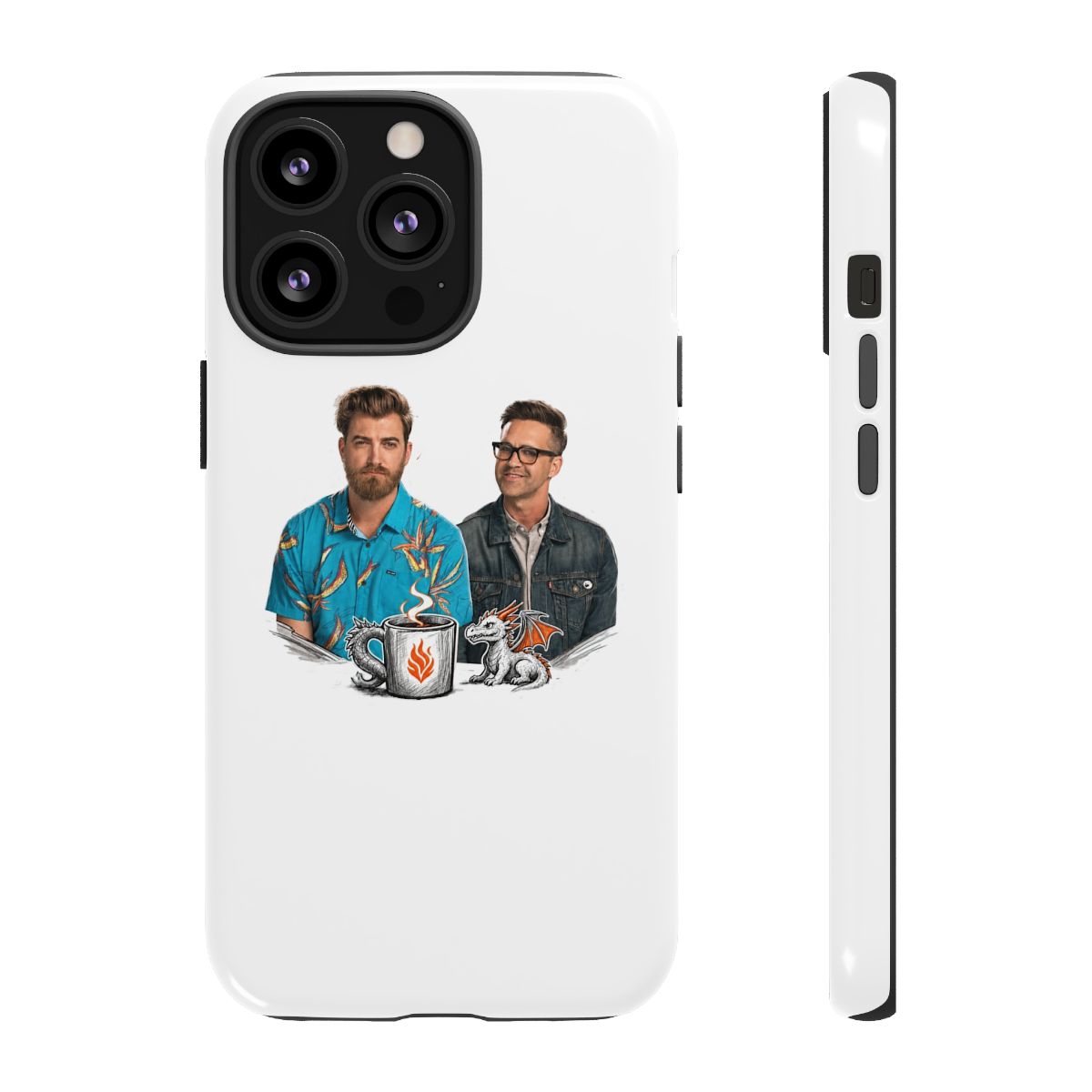 Good Mythical Morning "Rhett & Link" Phone Case - alternate angle 1, merchandise