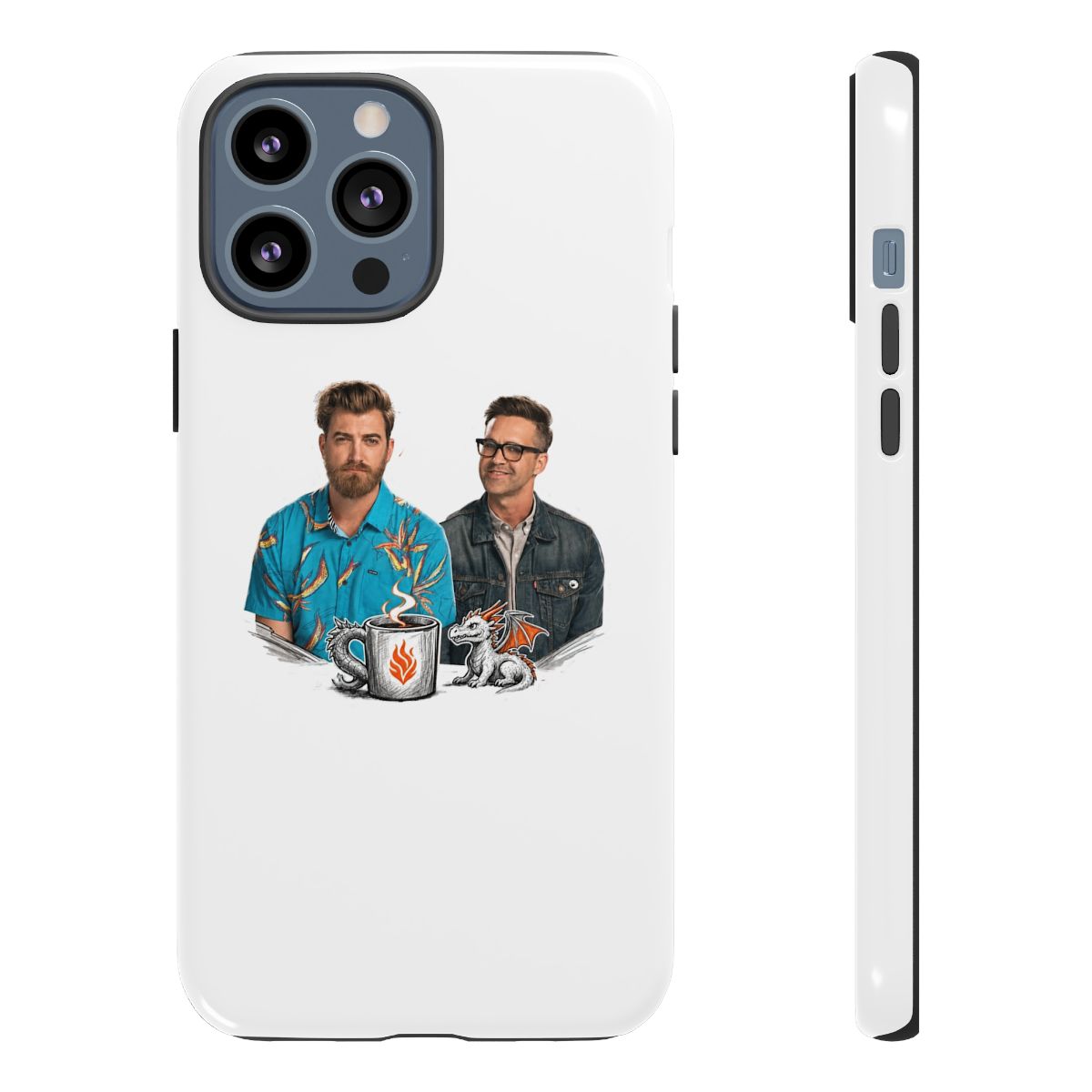 Good Mythical Morning "Rhett & Link" Phone Case - alternate angle 2, merchandise