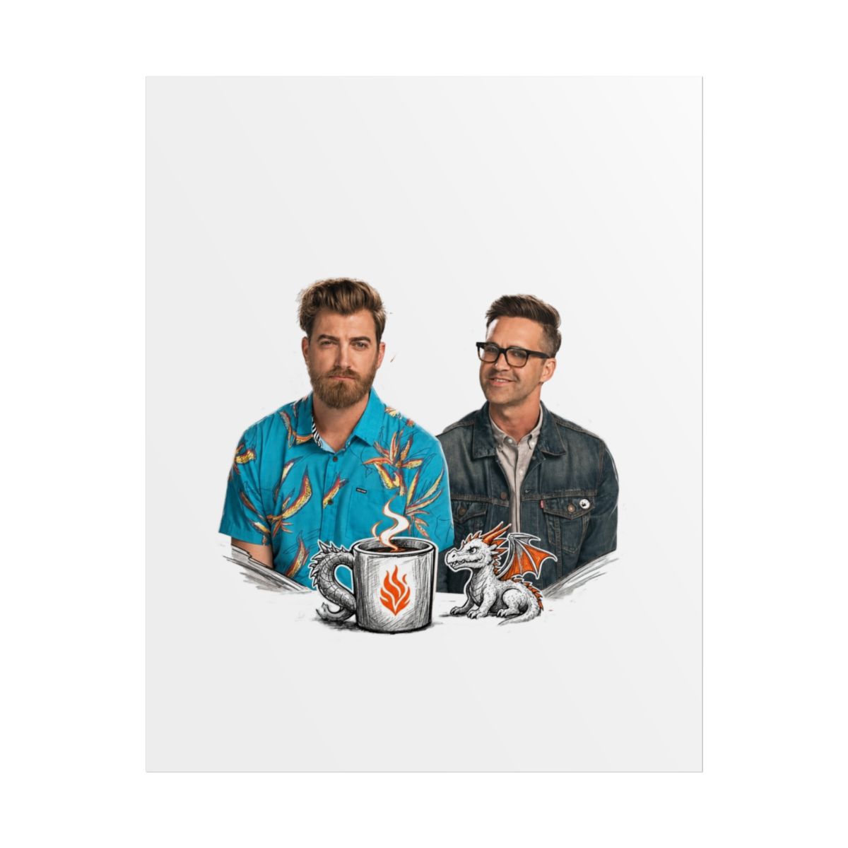 Good Mythical Morning "Rhett & Link" Poster - Official Posters & Wall Art merchandise