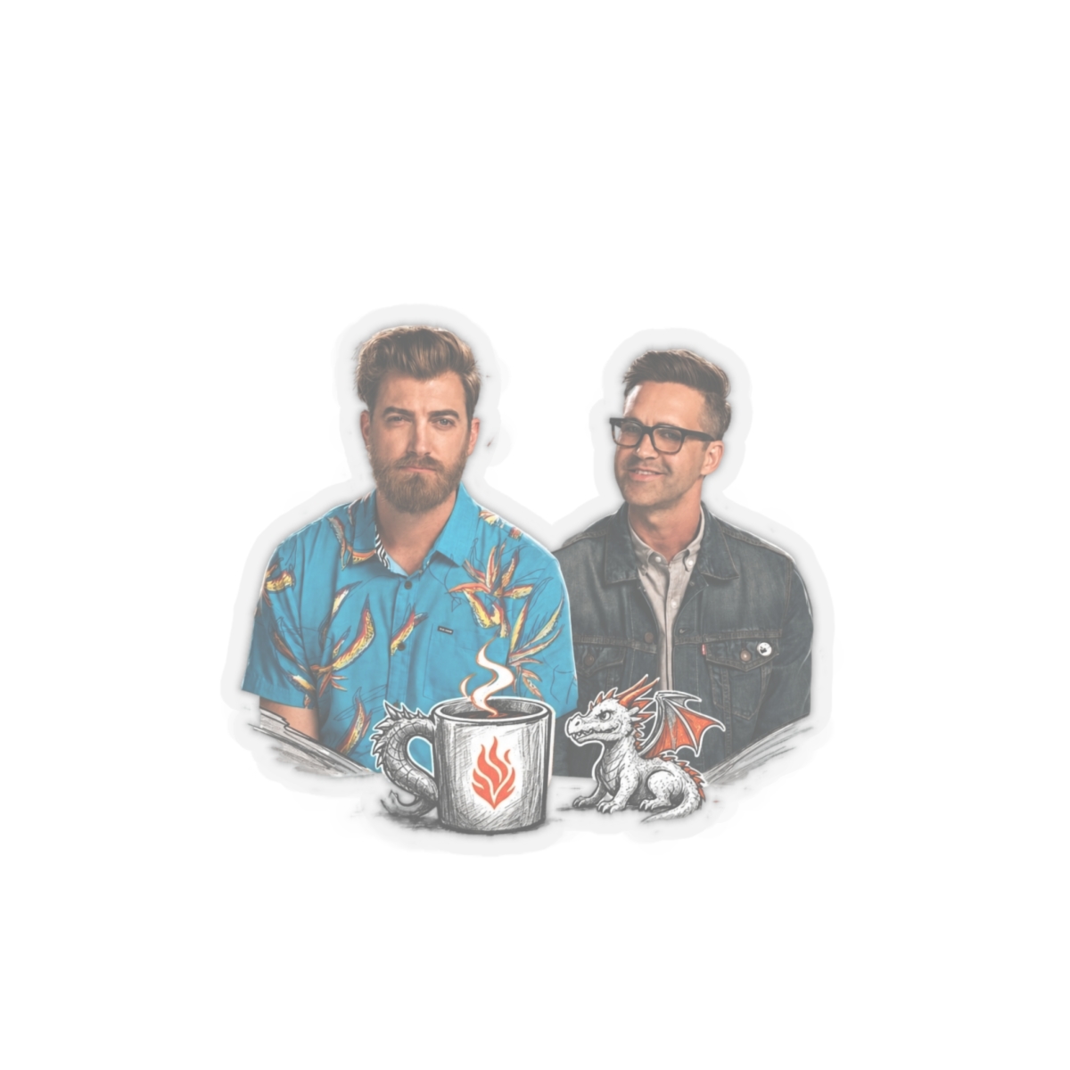 Good Mythical Morning "Rhett & Link" Sticker