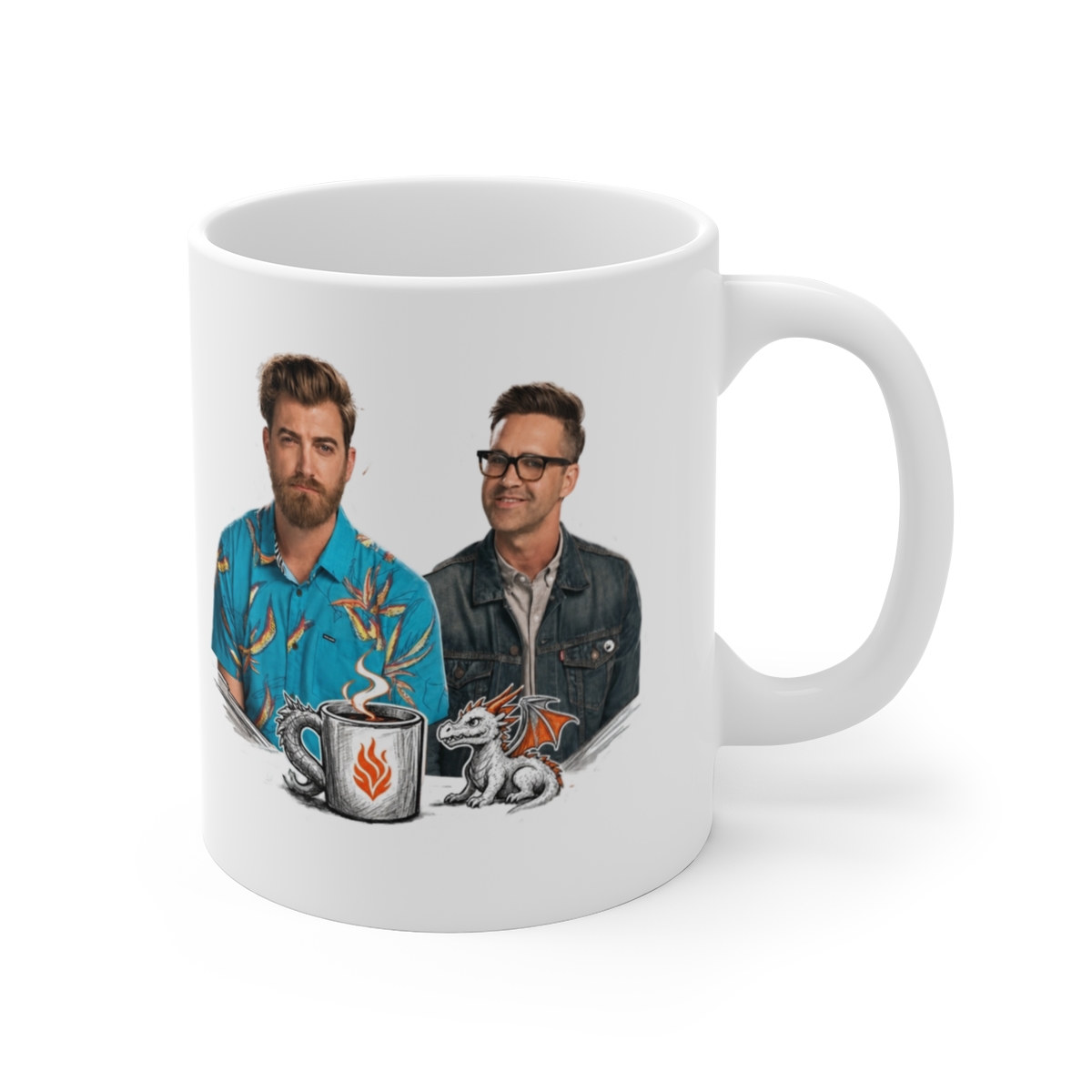 Good Mythical Morning "Rhett & Link" White Mug