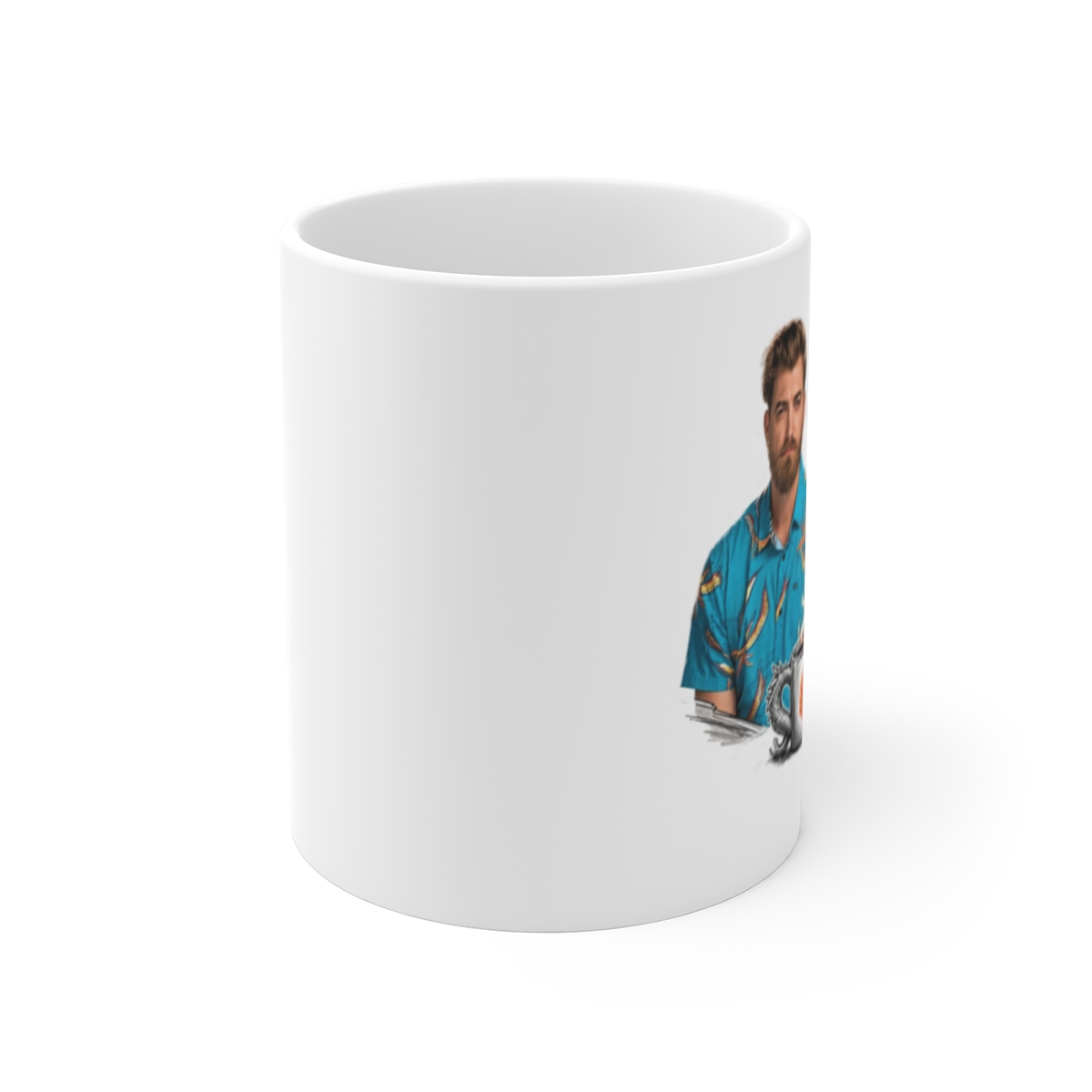 Good Mythical Morning "Rhett & Link" White Mug - alternate angle 1, merchandise